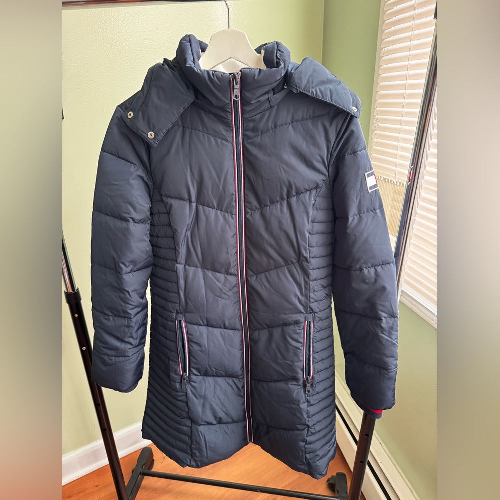 Tommy Hilfiger Dark Blue Kids Puffer Coat